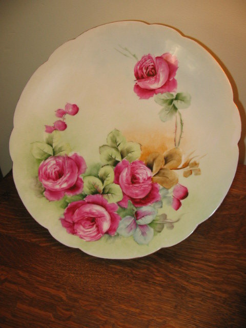 EARLY H. P. LIMOGES CHARGER