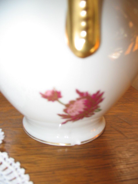 LIMOGES STUDIO HAND P. CHOC. SET