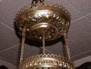 PITTSBURGH ROSES HANGING VIC. LAMP
