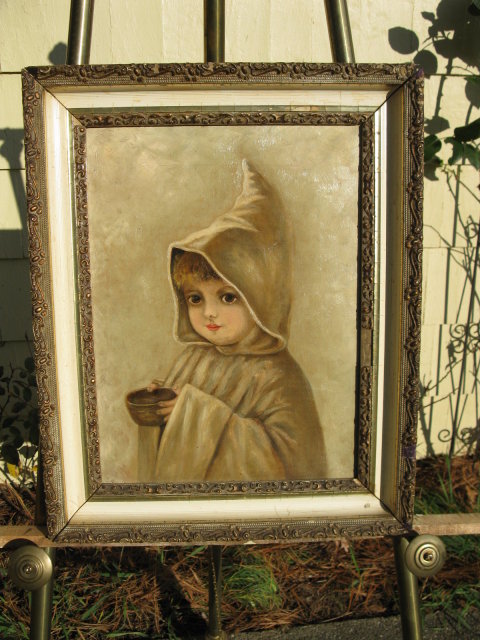 O/C VICTORIAN ERA CHILD WITH BOWL