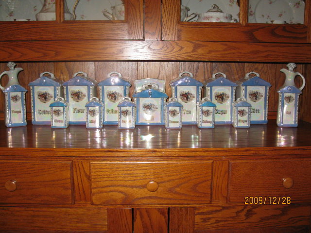 15PC. GERMAN CANNISTER SET