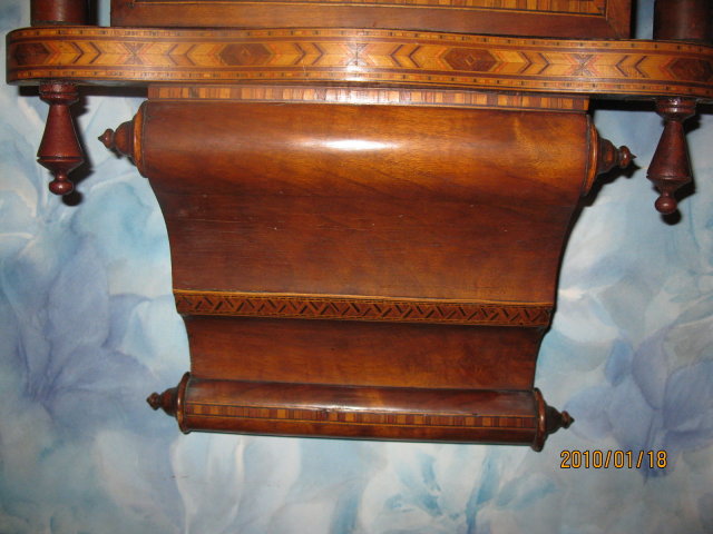 WATERBURY ANGLO INLAID WALL CLOCK