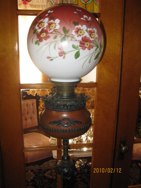 BRADLEY AND HUBBARD PIANO LAMP