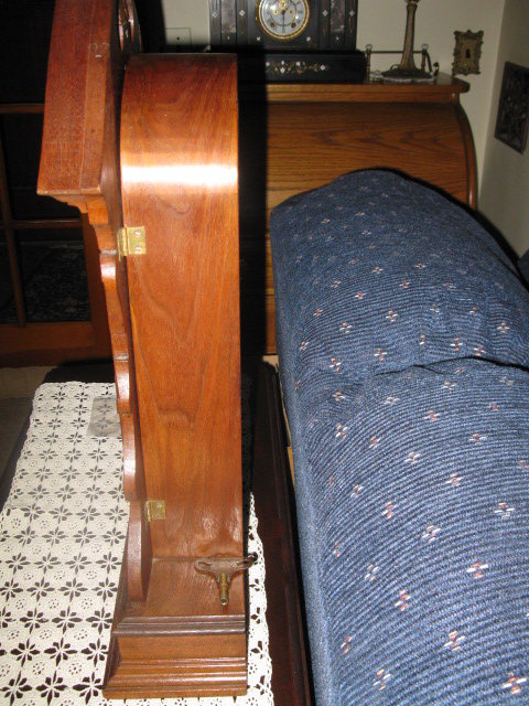 early antique walnut ansonia clock