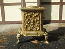 Antique 1848 cast iron parlor stove