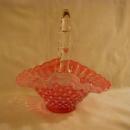 Fenton Hobnail Cranberry Opalescent 7