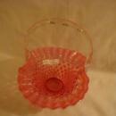Fenton Hobnail Cranberry Opalescent 7