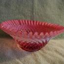 Fenton Hobnail Cranberry Opalescent 9