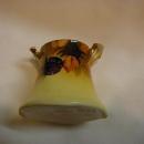 Meito Hand Painted handled toothpick holder with autumn colors and fruit