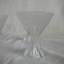 New Martinsville Birds and Branches set of 6 double cone-shaped cocktails