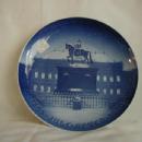 Bing and Grondahl 1895-1970 Five-Year Christmas Plate, The Royal (Amalienborg) Palace