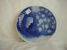 Svend Jensen 1971 Christmas Day plate, The Little Match Girl