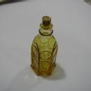 Amber Church Ink Bottle, 6 cathedral panels, 3