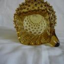 Hobbs, Brockunier Amber Hobnail Pitcher