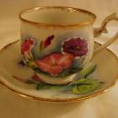 Cup and Saucer, September, Morning Glory