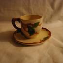 Franciscan Apple demi cup and saucer