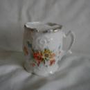 Mustache Mug with flowers