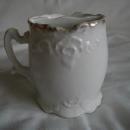 Mustache Mug with flowers