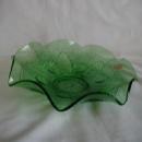 Northwood green glass bowl