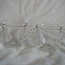 Tiffin's clear creamer and sugar