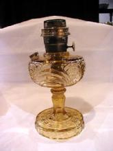 Washington Drape Clear amber Kerosene Lamp