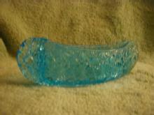 Daisy and Button Blue Glass Canoe