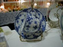 Blue cup and saucer, #1035, Blue Lace