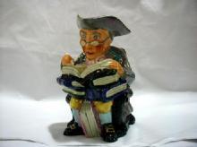 Wedgwood Toby, man with books, old mark