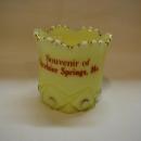 Ivory Diamond Peg Toothpick Holder, Souvenir-Excelsior Springs MO