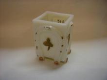 Horseshoe and Clover Toothpick Holder