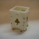 Horseshoe and Clover Toothpick Holder