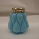 Blue Bulging Teardrop by Dithridge (1894-1901), new lid
