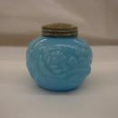 Blue Rose Relievo by New Martinsville Glass Mfg Co (1902-1907)