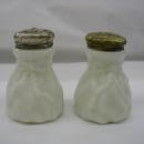 Opaline Bow and Tassel by Eagle Glass & Mfg Co (1899 - 1901), pair