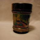 Dugan Stork and Rushes Blue tumbler
