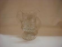 Taunton footed etched creamer