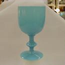 Provenial Blown Turquoise Blue water goblet, set of 6