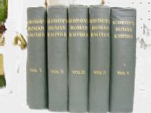 Gibbon's Roman Empire in Five Volumes