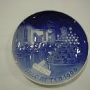 Christmas plate, 1968, Christmas in Church