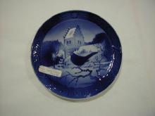 Christmas plate, 1966, Blackbird