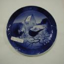 Christmas plate, 1966, Blackbird
