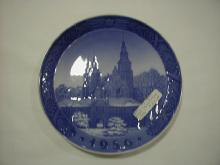 Christmas plate, 1956, Rosenberg Castle