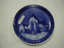 Christmas plate, 1938, The Round Church in Osterlar
