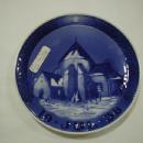 Christmas plate, 1938, The Round Church in Osterlar