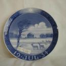 Christmas plate, 1934, The Hermitage Castle