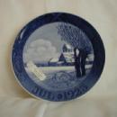 Christmas plate,1923,Danish Landscape