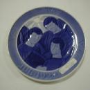 Christmas plate, 1922, Three Singing Angels