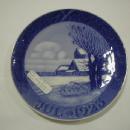 Christmas plate,1923,Danish Landscape