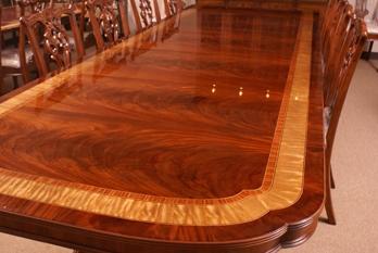 Leighton Hall Large Banquet Table, Dining Table, Conference Table 13.5 ft Long, Clipped Corners LH-5-3L