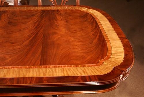 Leighton Hall Large Banquet Table, Dining Table, Conference Table 13.5 ft Long, Clipped Corners LH-5-3L
